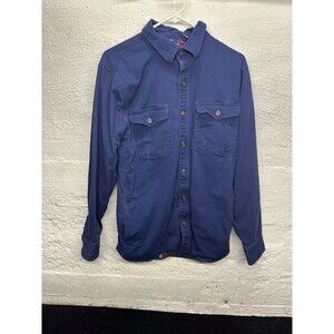 Lands End Mens Dark Navy Blue Jacket Size Small